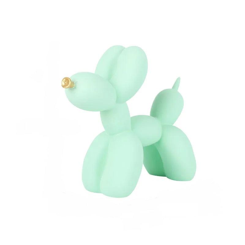 Resin Nordic Balloon Dog, Light Green Decor Piece Gift Giving